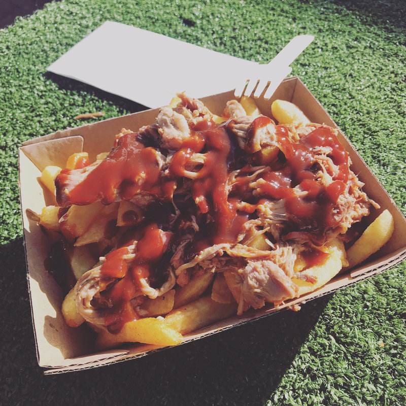 Loaded fries with smoked pulled pork(Yagan Square)