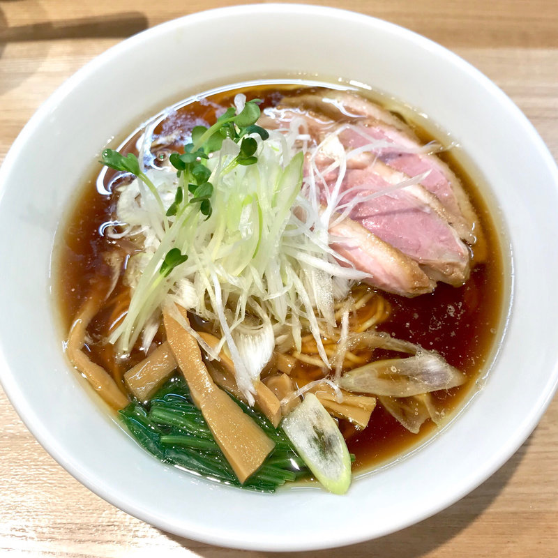 中華ソバ鴨チャーシュー増(中華ソバ ビリケン)