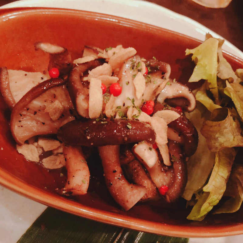 お日様しいたけのソテー焼き(クロフネ)