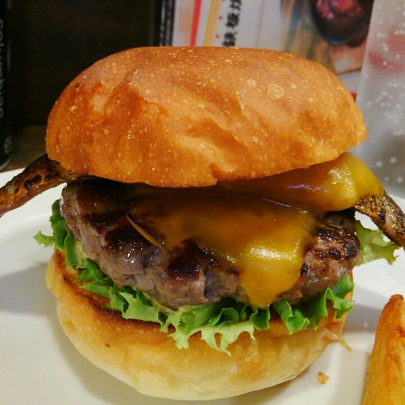 秋刀魚チーズバーガー(Kokopelli)