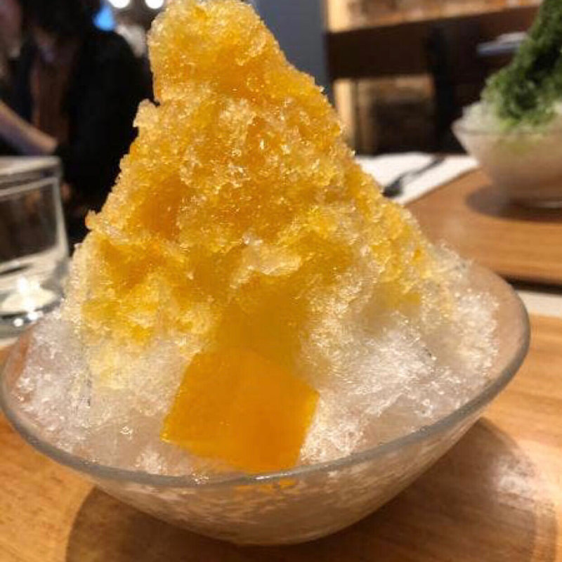 日向夏と温州みかんのかき氷(TORAYA TOKYO)