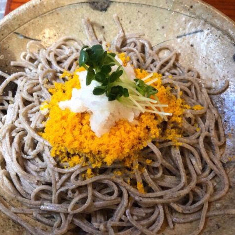 からすみ蕎麦(東京土山人)