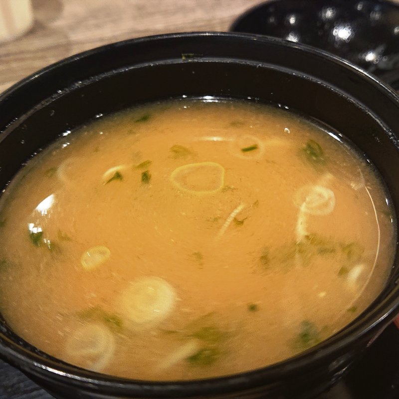 お味噌汁(日本橋 天丼 金子半之助 ラゾーナ川崎店)