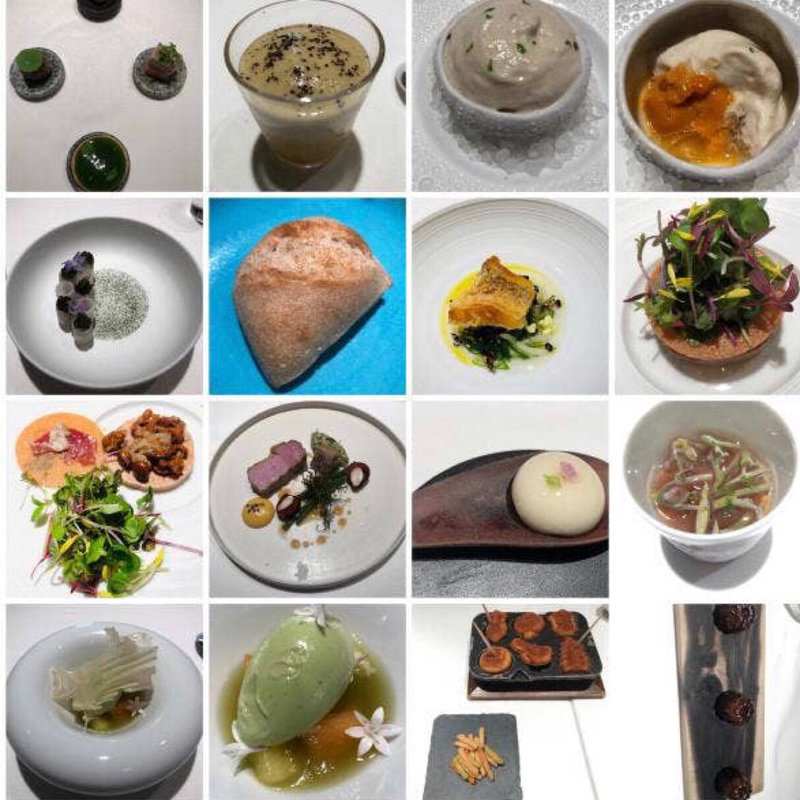 お料理とデザートで8皿+食後の飲み物(オマージュ)