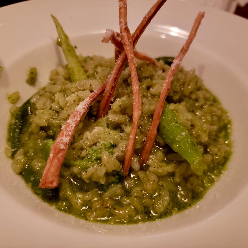 ジェノベーゼリゾット(マーサーブランチ ギンザテラス)