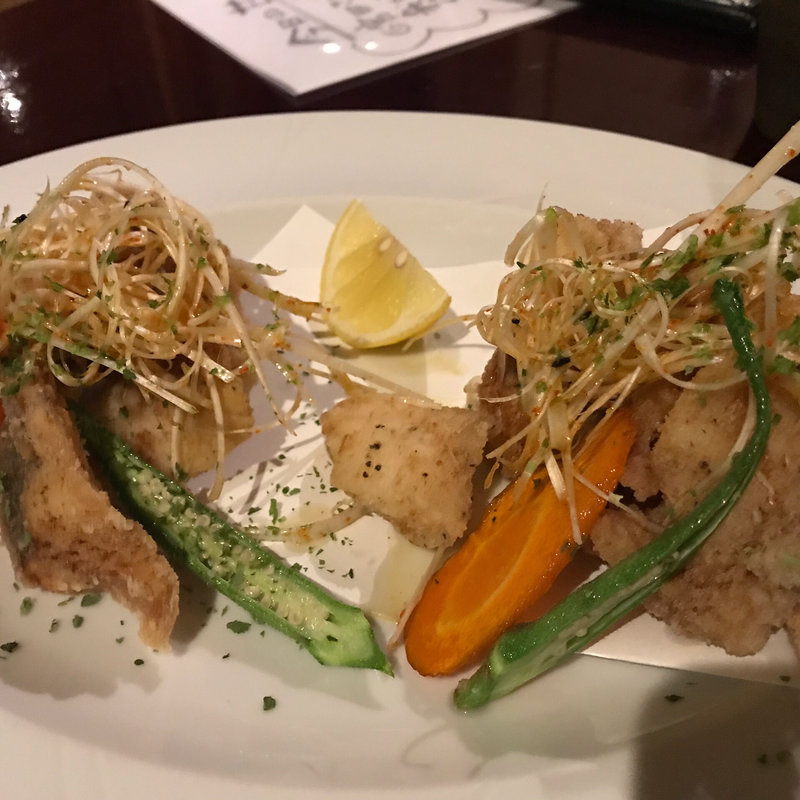 地魚のサクサク揚げ ピリ辛ネギと(たるっぺ )