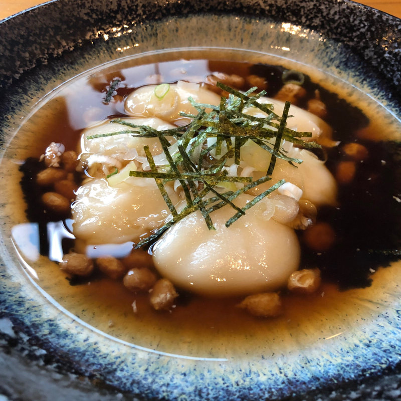 納豆もち(白鳥十郎そば本舗 )