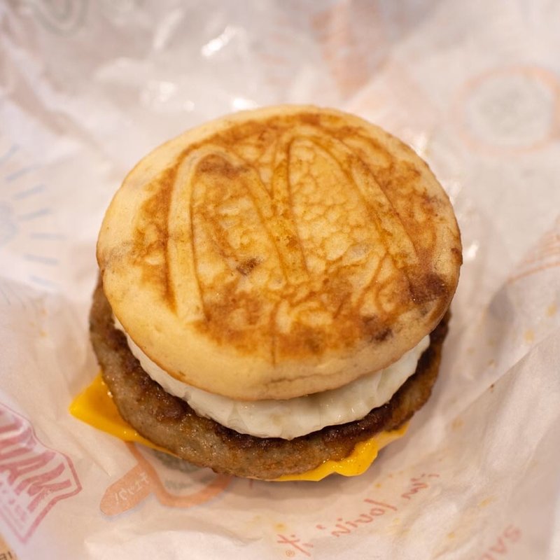 ソーセージマックグリドル(マクドナルド 山崎店)