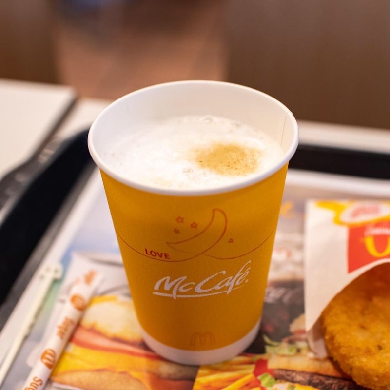 カフェラテ(マクドナルド 山崎店)