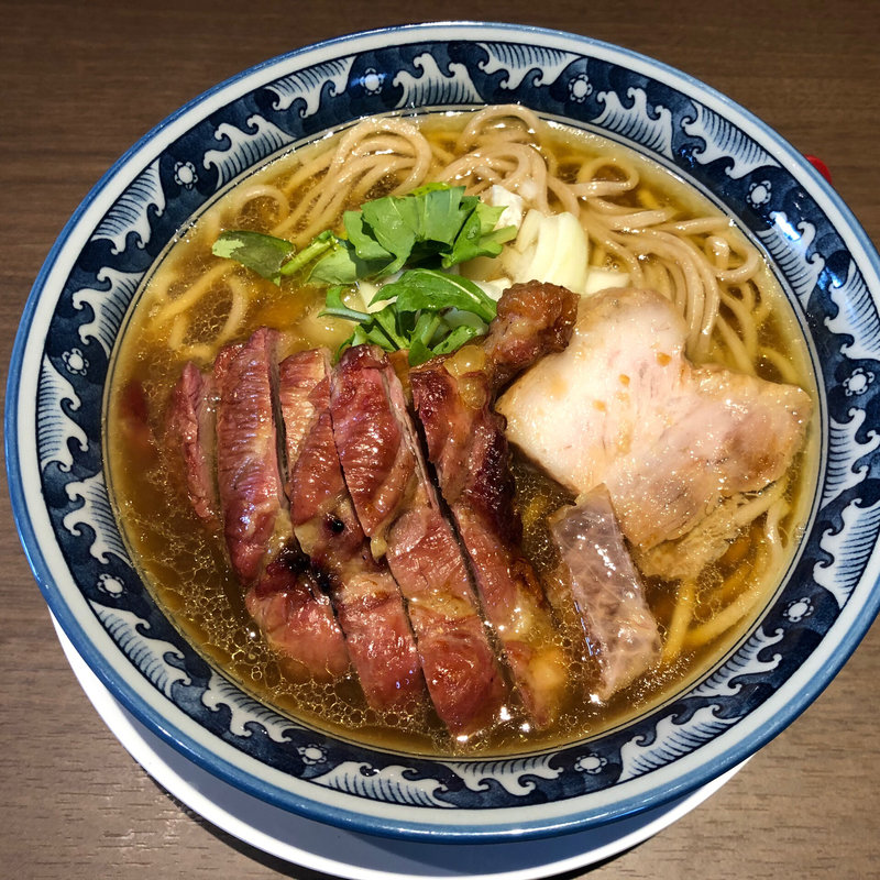 京地どり中華そば 鶏皮トッピング(晴耕雨読)