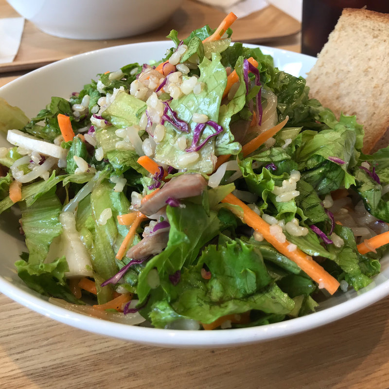 砂肝ともやしナムルのサラダ(WithGreen 東急たまプラーザテラス店)