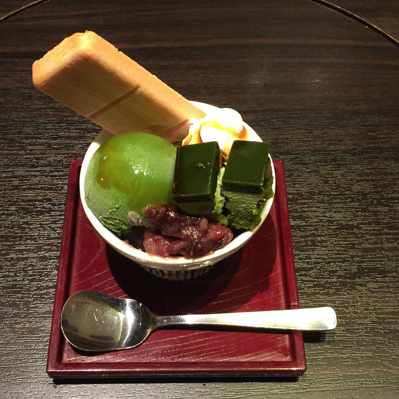 抹茶のアイス(かごの屋 阪神春日野道駅前店 )