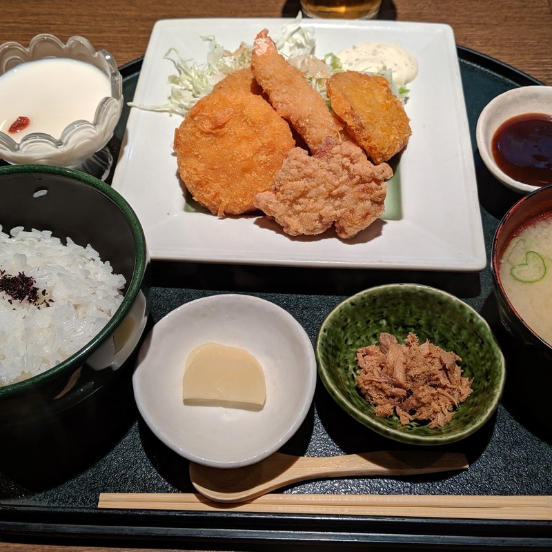 ミックスフライ御膳(Tsu－Fu （つーふー）)