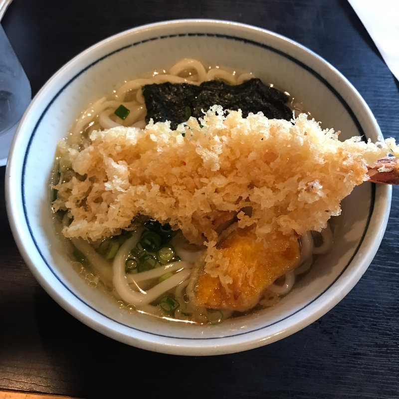 天麩羅うどん(ぷりうまうどん ふる里)