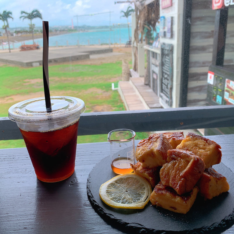 フレンチトースト(sunstache coffe bay)