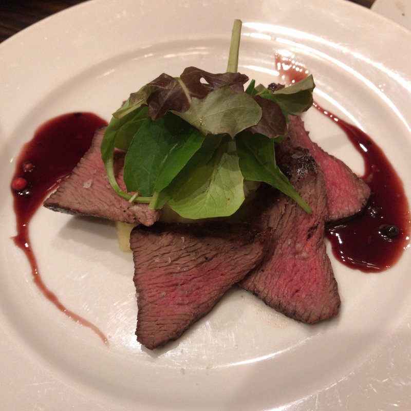 えぞ鹿のロースト(下町バル ながおか屋)