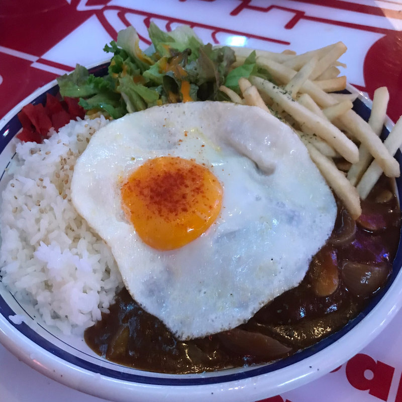 ロコモコ(BLUEMOONCAFE長楽寺店)