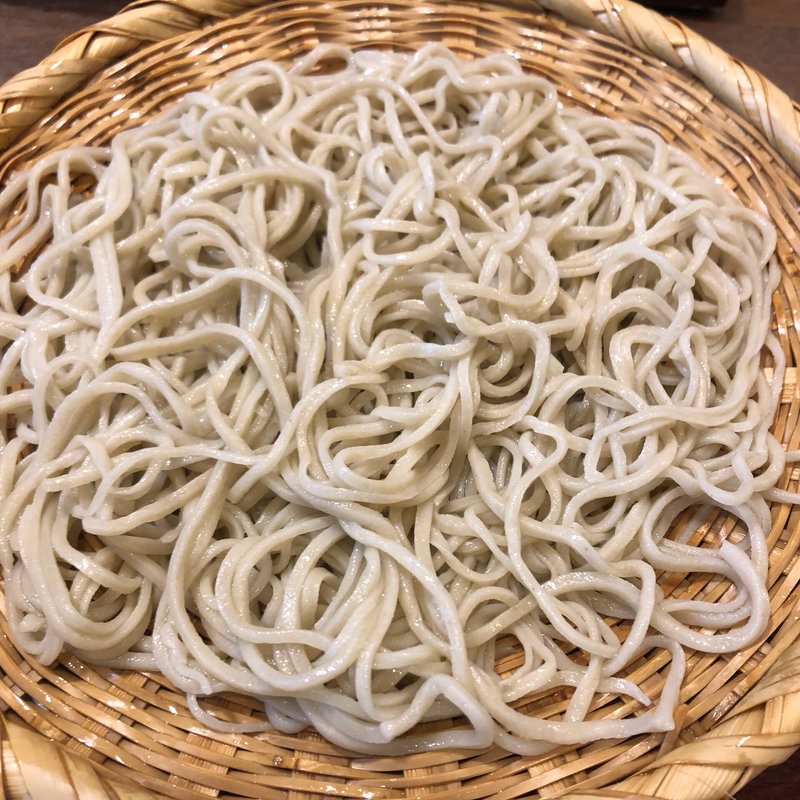 もりそば　ざる(手打そば しながわ翁)