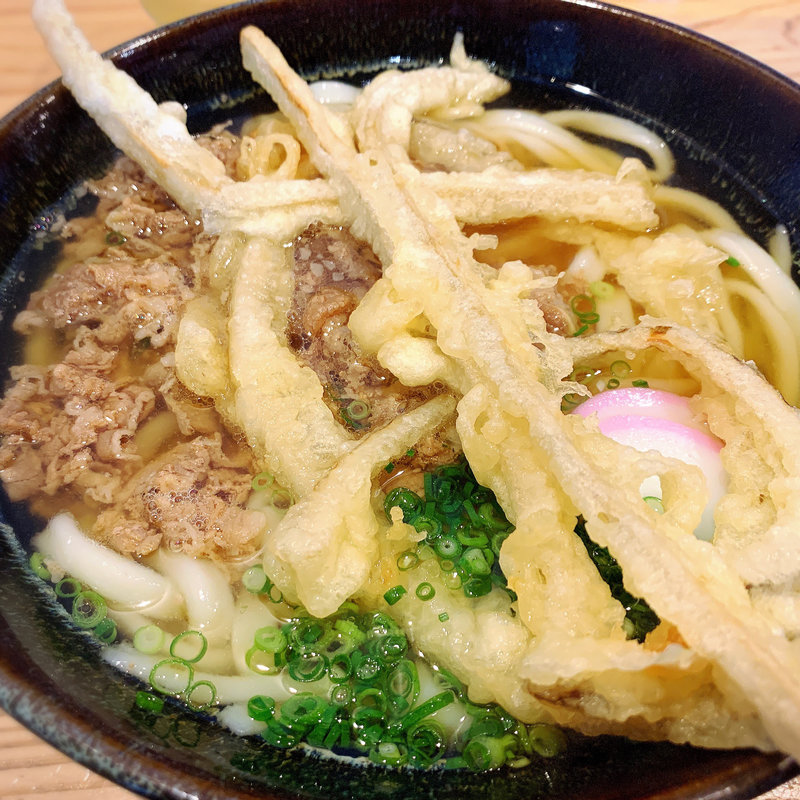 肉ごぼう天うどん(正八郎うどん)
