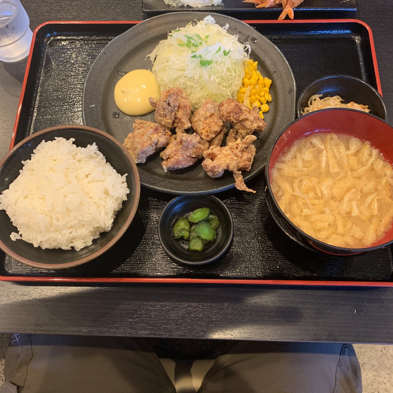 唐揚げ定食(くろだるま 鹿屋店)