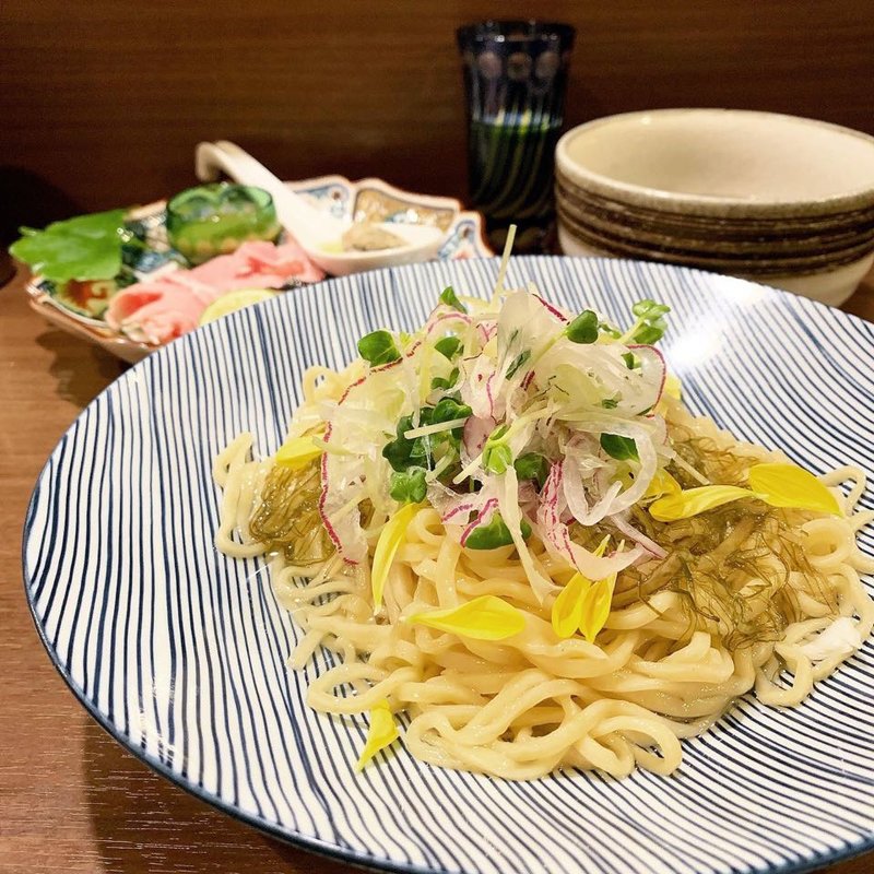 限定　昆布水原つけ麺(八咫烏)
