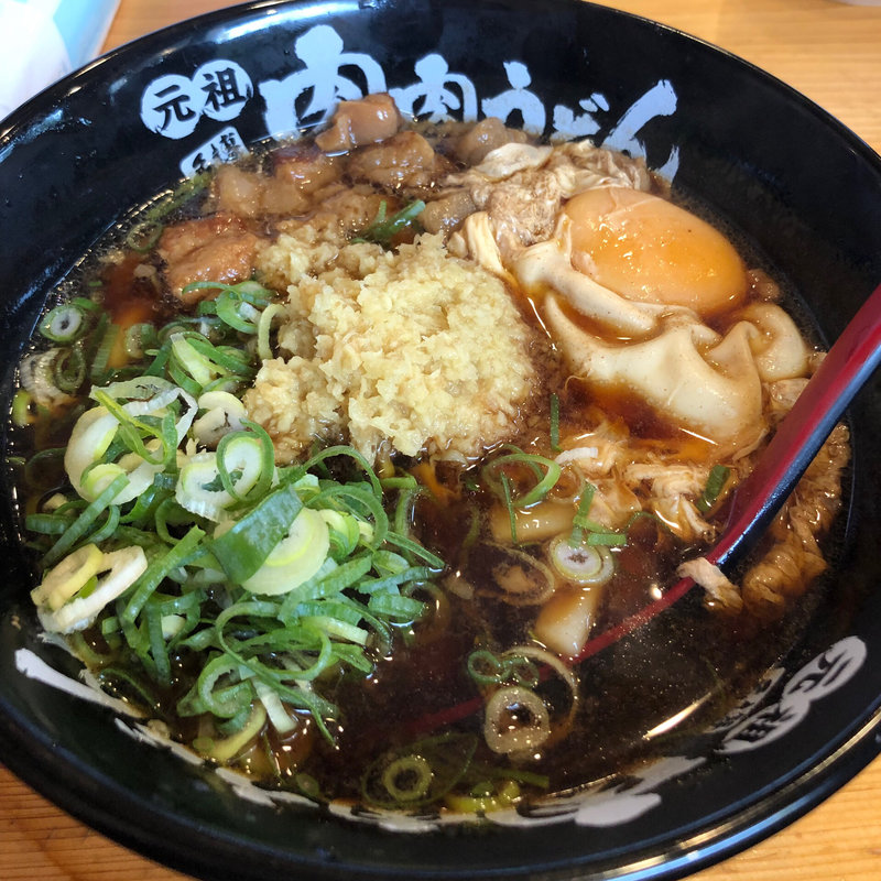 うどん(肉肉うどん 粕屋店)