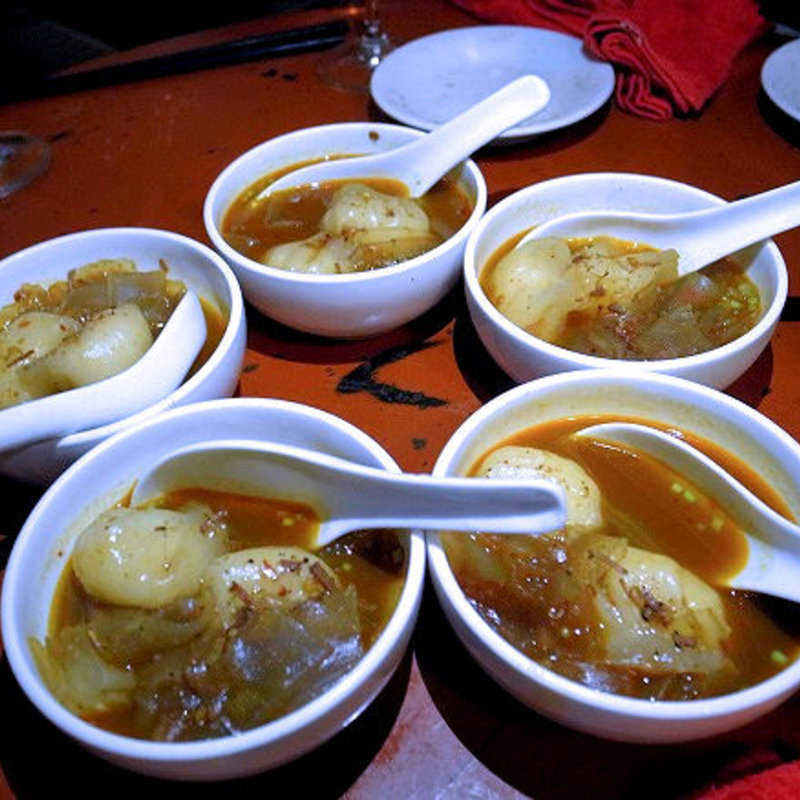 麻辣蝦水餃子(蜃気楼)