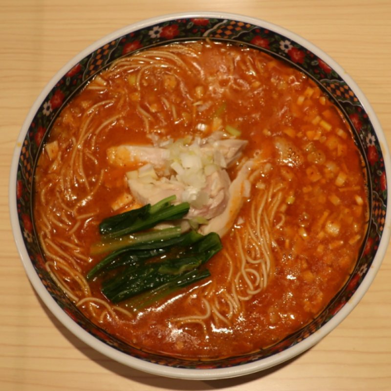 蒸し鶏担々麺(寿限無担々麺上野店)