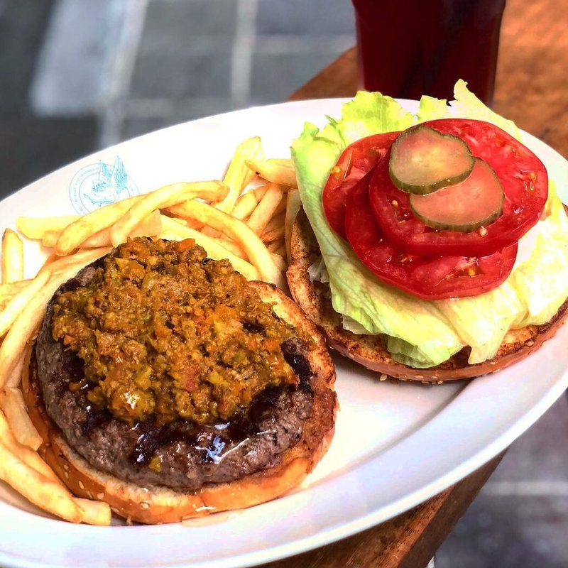 キーマカリーバーガー(ホームワークス 広尾店 （Homework's）)