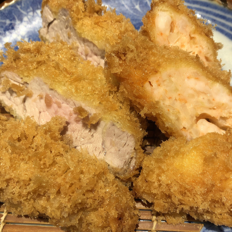 お昼のひれかつ盛合せ定食(かつ吉 日比谷国際ビル店 )