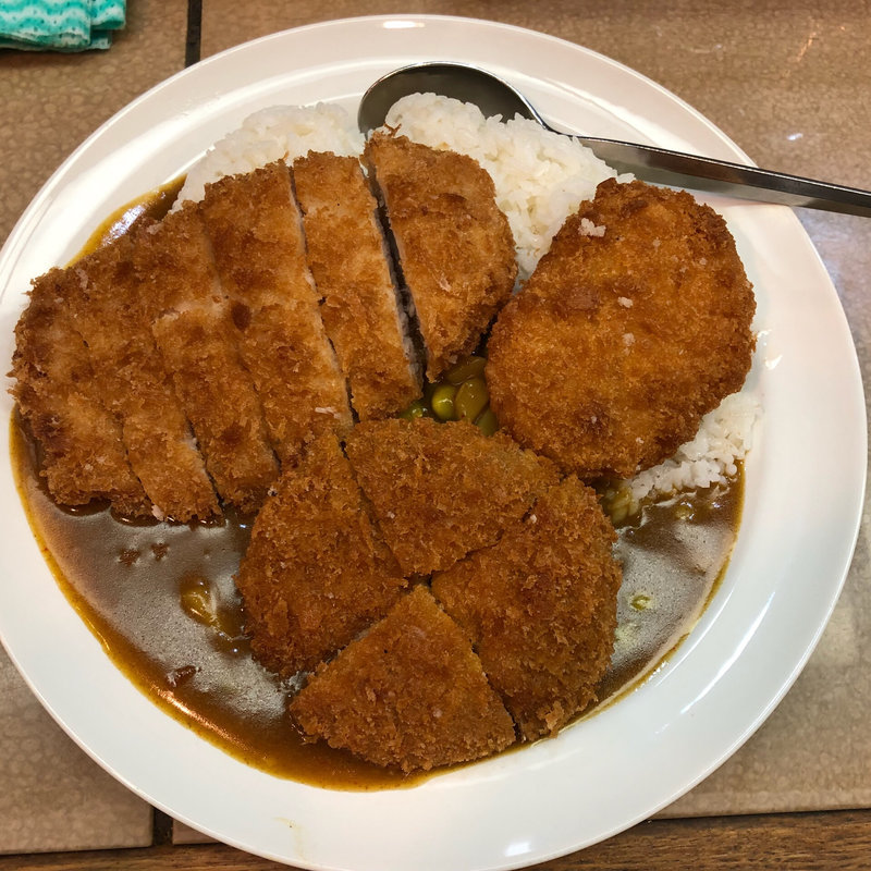 辛口カツ盛りカレー(からなべ屋浜松町店)