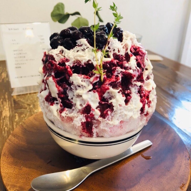 ブルーベリーヨーグルト(食堂カフェ YUZUNOHA)