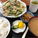 肉野菜炒め定食(ゑちごや)