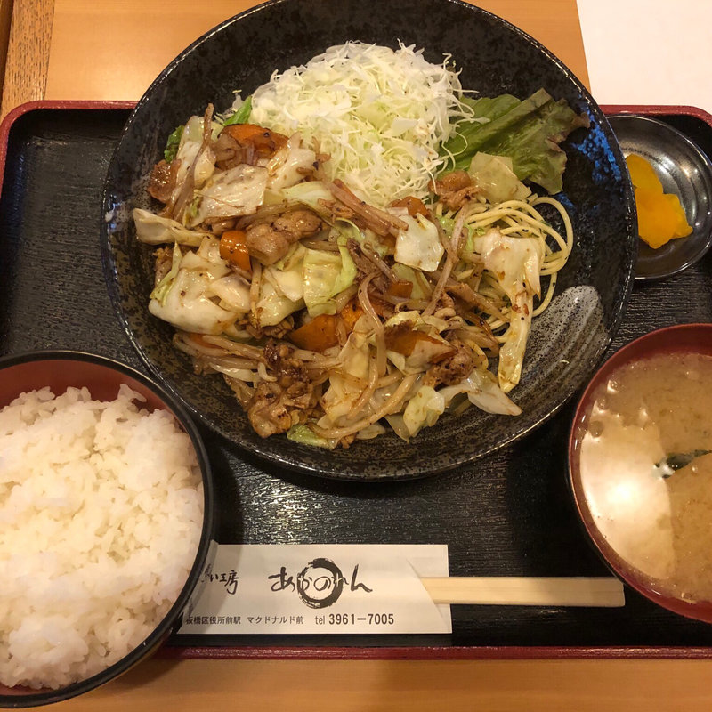サービスランチ（回鍋肉）(あかのれん)