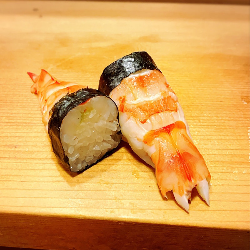車海老のにぎり寿司(鮨乃家かわごえ )