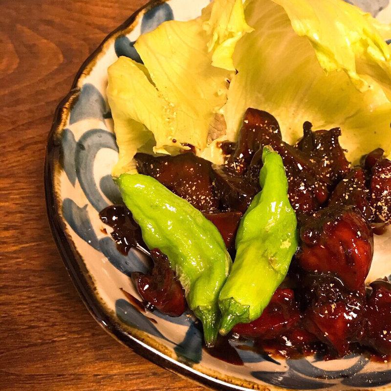 鳥モツ(白州手打ち蕎麦 くぼ田 )