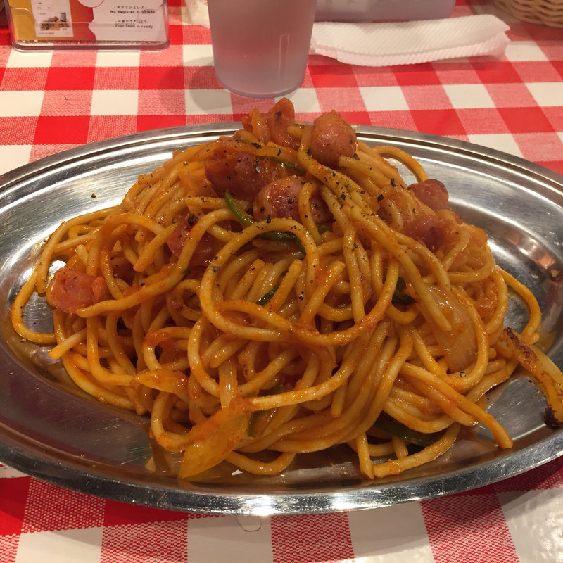 ナポリタン(スパゲッティーのパンチョ 渋谷南店)