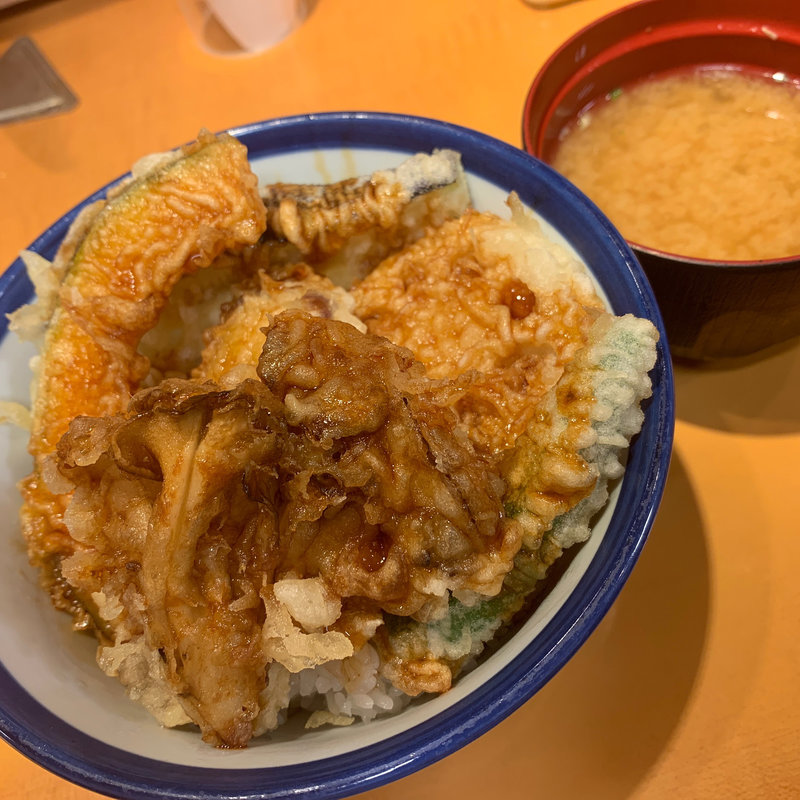 野菜天丼(天丼てんや 新宿センタービル店 )
