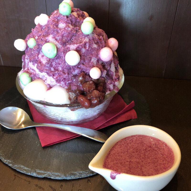 おいもカキ氷(おいもカフェ 金糸雀)