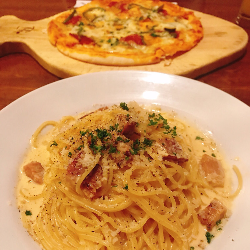 カルボナーラ(伊酒屋BasilBasil （バジルバジル）)