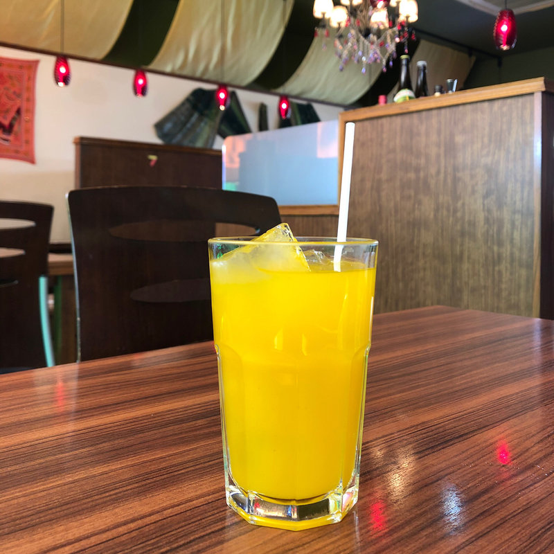 マンゴージュース(インド料理 Milan 香里ヶ丘店)