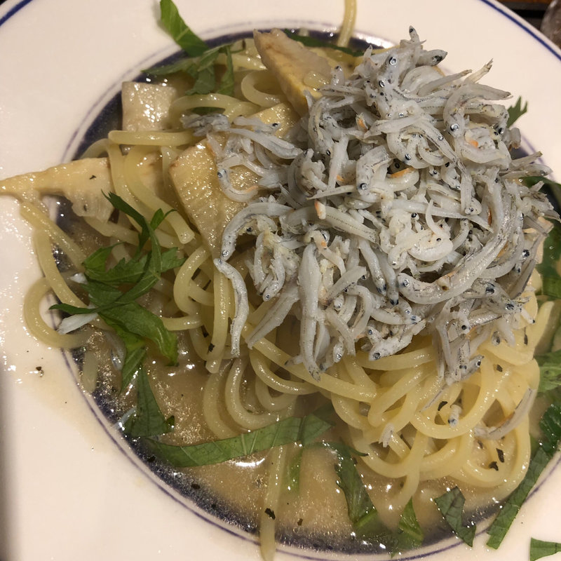 筍としらすのペペロンチーノ(ヤキスパ TANTO 池袋店 （ヤキスパ タント）)