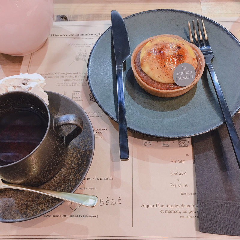 ケーキセット(La maison JOUVAUD JR京都伊勢丹)