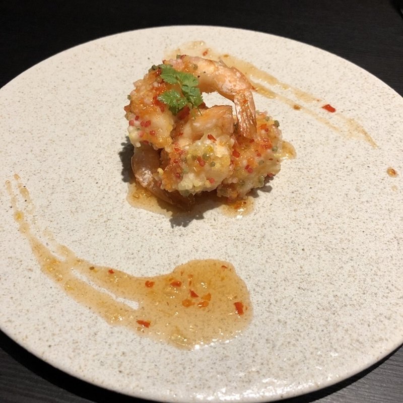 饗竜特製エビチリ スウィートチリソース(肉食饗竜 心斎橋店)