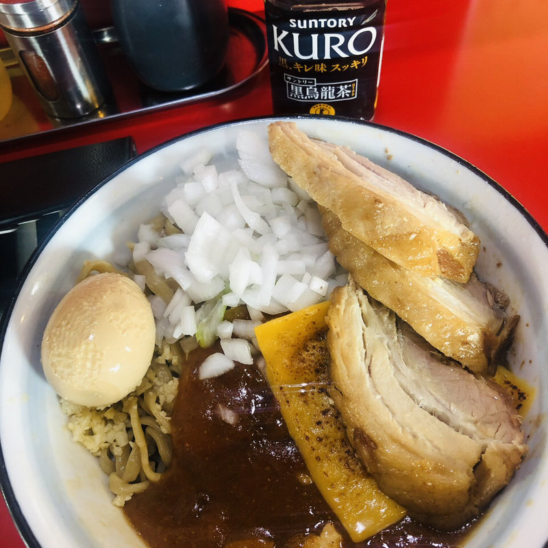 まぜそばフュージョン(蒙麺 火の豚)