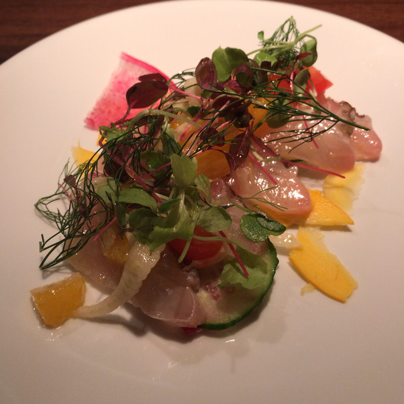 真鯛のカルパッチョ(リストーロ )