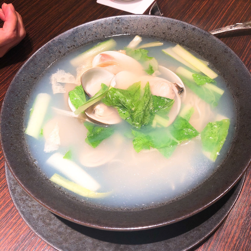 美虎名物ハマグリ麺(チャイニーズダイニング美虎銀座)