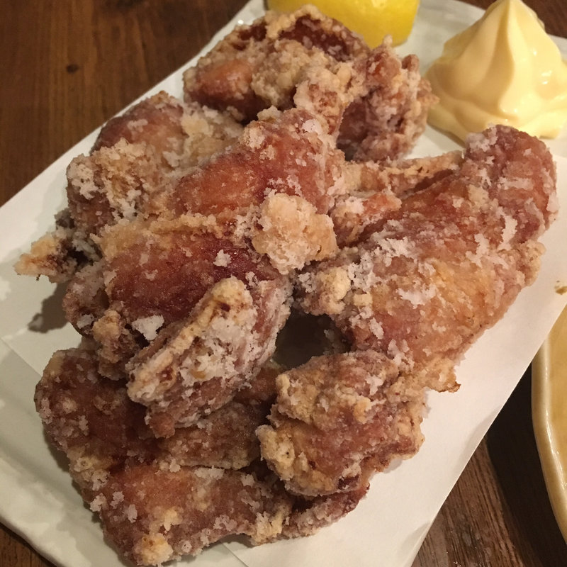 若鶏のザンギ(北国酒場 んだんだ 新宿三丁目店)
