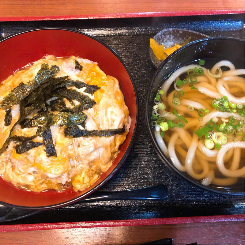 玉子丼セット(八るき )