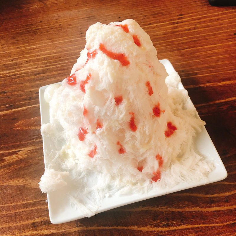 白雪氷　イチゴ氷(村上屋本舗 白雪)